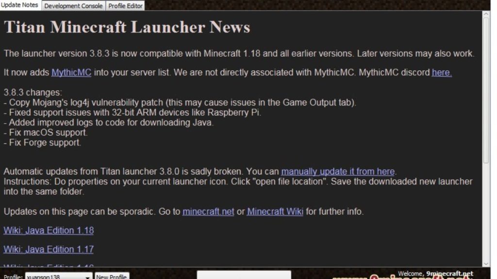 titan minecraft launcher 3.7.1 download