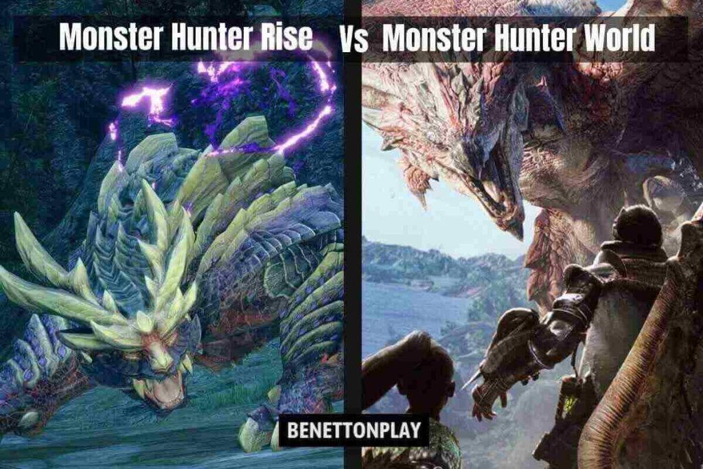 Monster Hunter RISE vs WORLD Graphics Comparison 